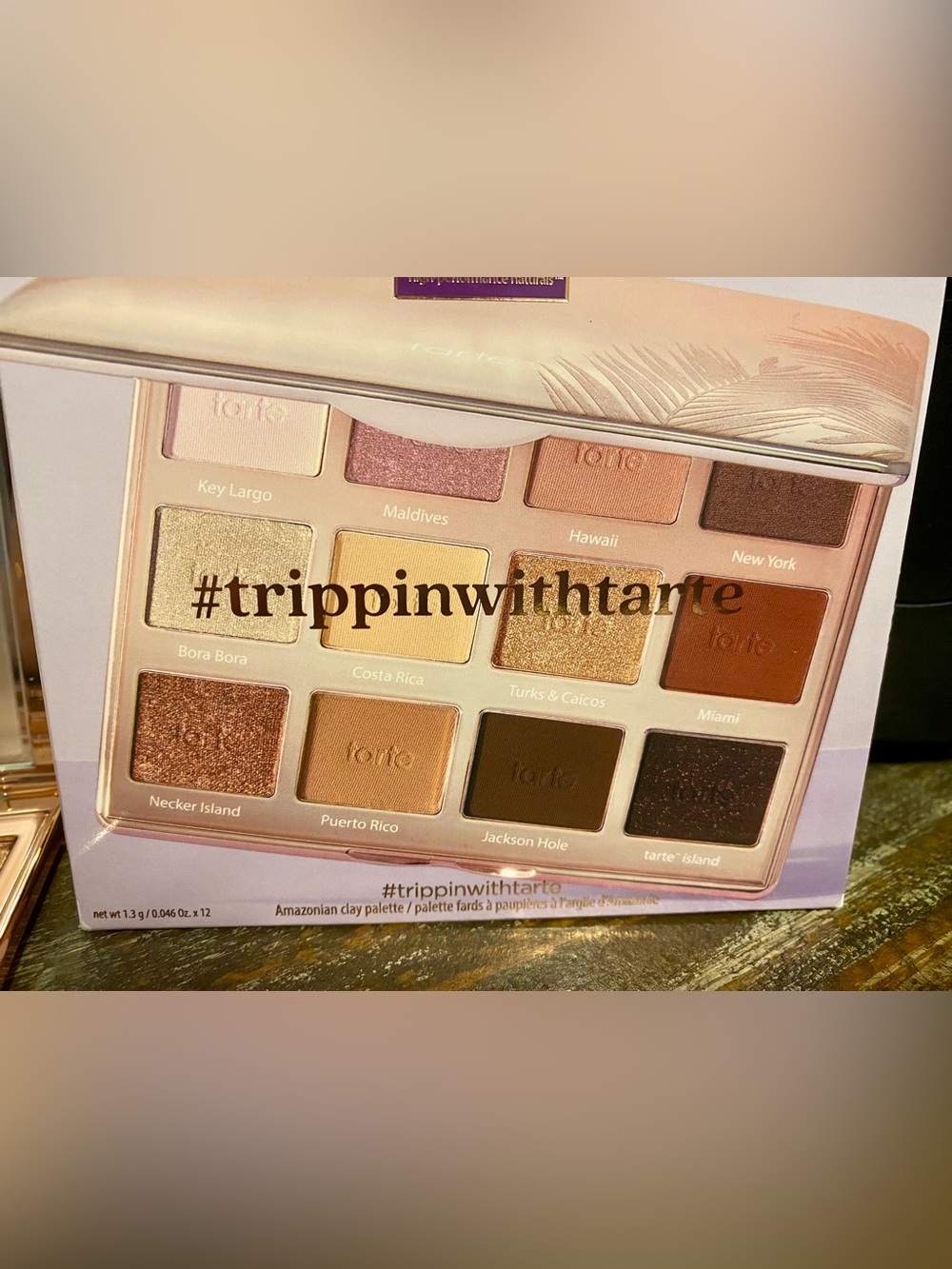 tarte Eyeshadow Palette — Pink, Gold, Tan & Brown Shades
